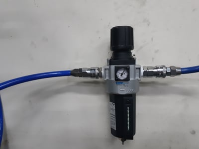 Cầu trục khí nén treo trần 200 kg, sàn xưởng trống hoàn toàn - ảnh 8