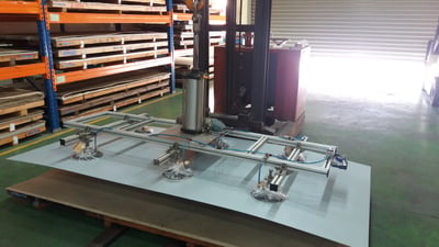 400 kg Mechanical Vacuum Lifting Pad with Vacuum Cylinder, No Electricity Required - ảnh 1