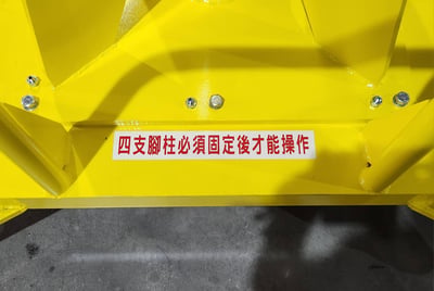 Cầu trục xoay di động nâng mâm xe bằng xi lanh khí nén - ảnh 8