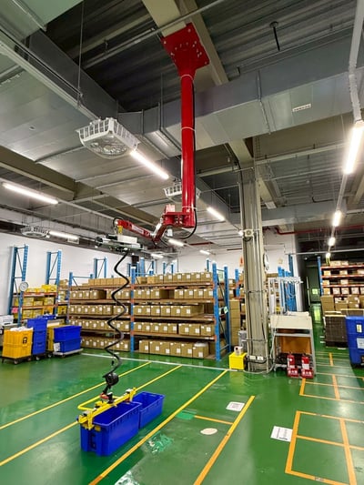 Cầu trục xoay khớp nối Lifts All với tool móc khay nhựa - ảnh 14