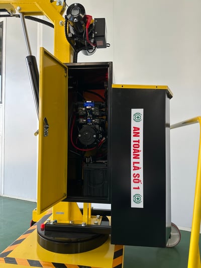 Xe cẩu mini 400 kg đẩy tay di động - ảnh 23