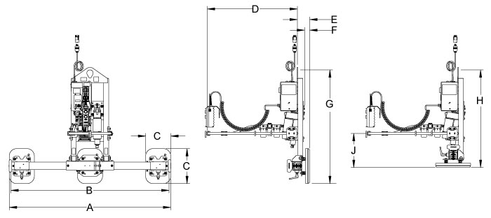 Bản vẽ kích thước ET75M3-FP