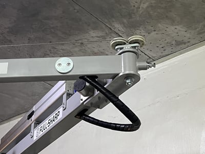 Cầu trục xoay khớp nối palăng khí nén dạng nằm hút thùng giấy - ảnh 7