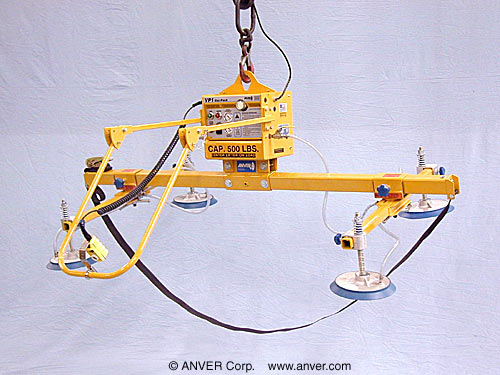 ANVER E50M4-86-2/44SP four pad electric powered vacuum lifter