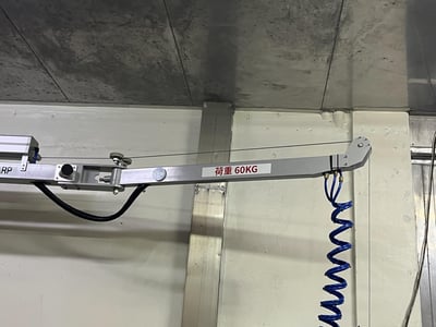 Cầu trục xoay khớp nối palăng khí nén dạng nằm hút thùng giấy - ảnh 13