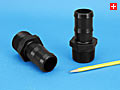 Đầu nối khía, ren 1½” NPT x ống 1½” (38.1 mm) (polypropylene gia cường), ANVER PHB112X112