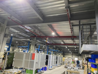 Ceiling-Mounted 5T Rail for Electric Hoist in the Plant - ảnh 1