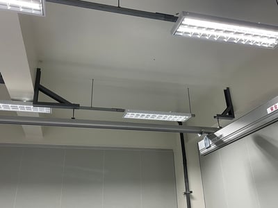 Thanh ray nhôm treo cầu trục khí nén 200 kg cảm ứng lực - ảnh 9