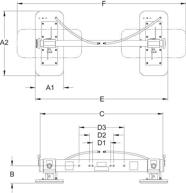 L400M2 dimension drawing