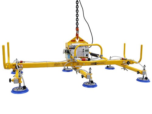 ANVER VPF-57-AC với khung nâng 6 mặt hút L150M6-86 trên giá đỗ PS-150