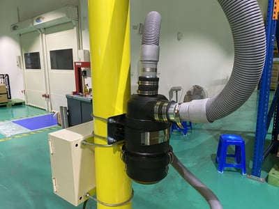 Cầu trục xoay ray nhôm di động và ANVER hút thùng giấy tay cầm dài - ảnh 4