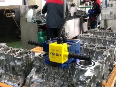 Articulating Jib Crane with Horizontal Air Hoist and Pneumatic Cylinder - ảnh 11