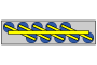 Crossarm and pad positions on 10-pad frame, diagram 2