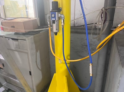 Overhead Aluminum Rail Jib Crane with Anver Vacuum Lifter for Rubber Blocks - ảnh 21
