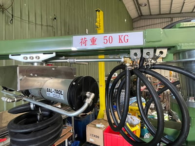 Cầu trục xoay ray 5T đôi, đế di động, treo Lifts All và móc thùng can - ảnh 14