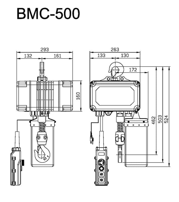 Kích thước BMC-500