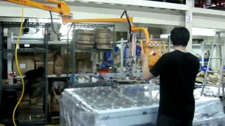 Tay nâng trợ lực nâng hạ tấm kính - Thiết bị nâng hạ hút chân không tấm kính