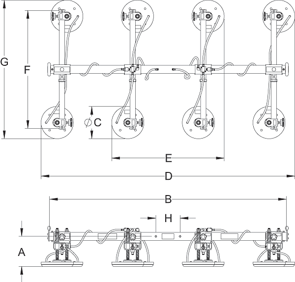 L200M8 dimension drawing