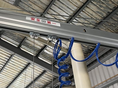 Cầu trục xoay khí nén đế di động và tool kẹp bao đa năng - ảnh 31