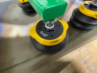 Cầu trục xoay ray 200kg Lifts All với mặt hút chân không hút tấm thép - ảnh 8