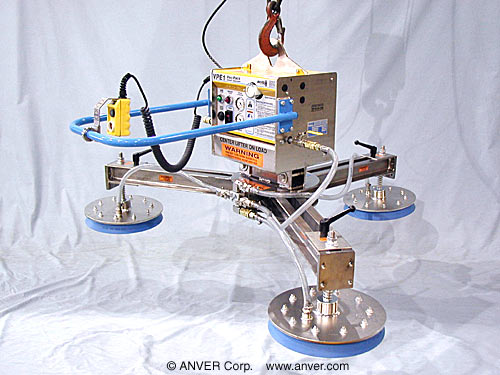 ANVER VPE1-FD + LB225M3-30R-SP three pad electric powered vacuum lifter
