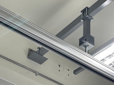 Thanh ray nhôm treo cầu trục khí nén 200 kg cảm ứng lực - ảnh 22