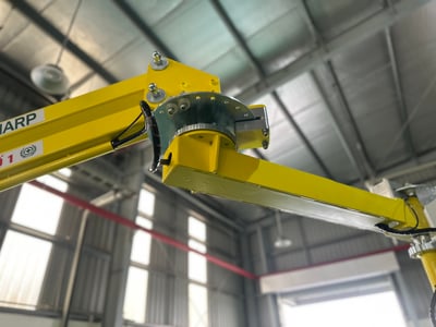 Tay nâng trợ lực khí nén nâng phôi vào máy phay tiện CNC - ảnh 50