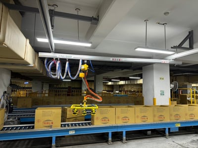Thanh ray nhôm treo trần lắp palang ENDO, tool hút thùng carton - ảnh 8