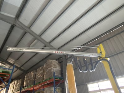 Cầu trục ray nhôm cột chỉnh cao và ống hút chân không ANVER - ảnh 9