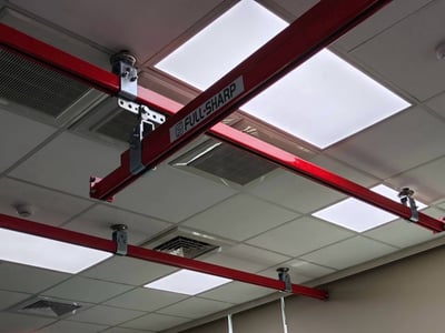 200 kg Overhead Rail System with KITO Electric Hoists for an R&D Office - photo 8