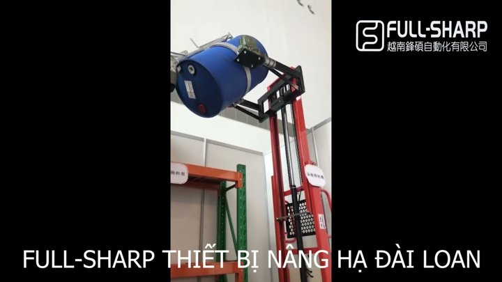 Thiết bị kẹp nâng xoay đổ thùng Phuy, thùng đựng chất lỏng, hóa chất