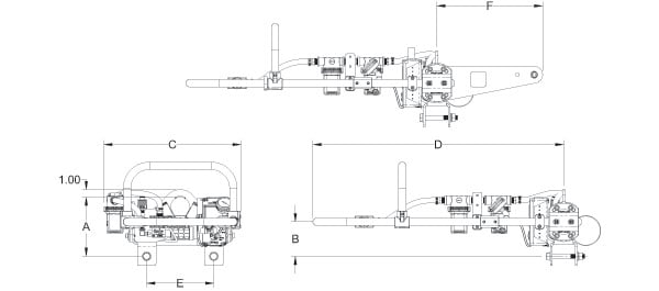 VPFL4-AIR dimension drawing