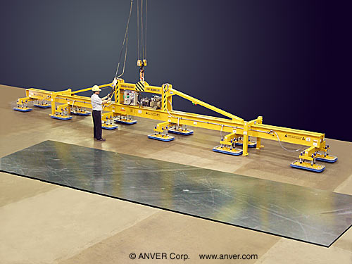 ANVER E3000M12-500AD-6/53FX twelve pad electric powered vacuum lifter