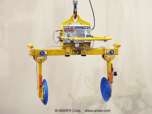 ANVER E50M2-45SG: lifting & handling steel enclosures up to 500 lb (227 kg)