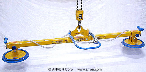 ANVER LB100M2-86: nâng hạ tấm nhựa 12 ft x 6 ft (3.7 m x 1.8 m), trọng lượng đến 1000 lb (454 kg)