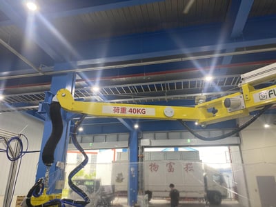 Cầu trục xoay tay khớp nối treo air balancer và tool hút khí nén - ảnh 9