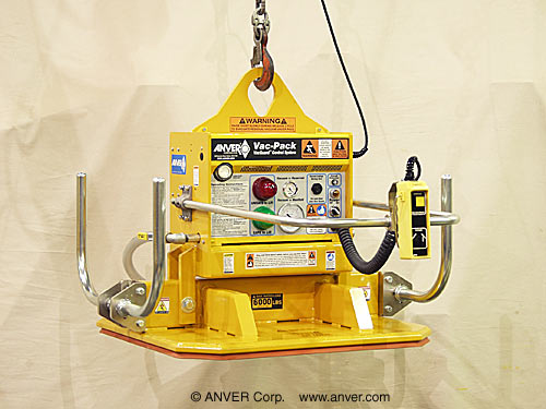 ANVER E600S-FPSP: lifting & handling lead blocks up to 6000 lbs (2722 kg)