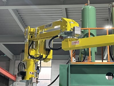 Tay nâng trợ lực treo cột, đầu hút chân không nâng tấm thép - ảnh 11