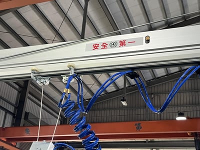Cầu trục xoay khí nén đế di động 200kg của FullSharp - ảnh 6