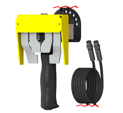 Tay cầm điều khiển khí nén - điện FDEPPA9160