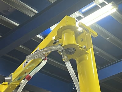 Cầu trục xoay khớp nối đế di động hút thùng giấy bằng chân không - ảnh 10