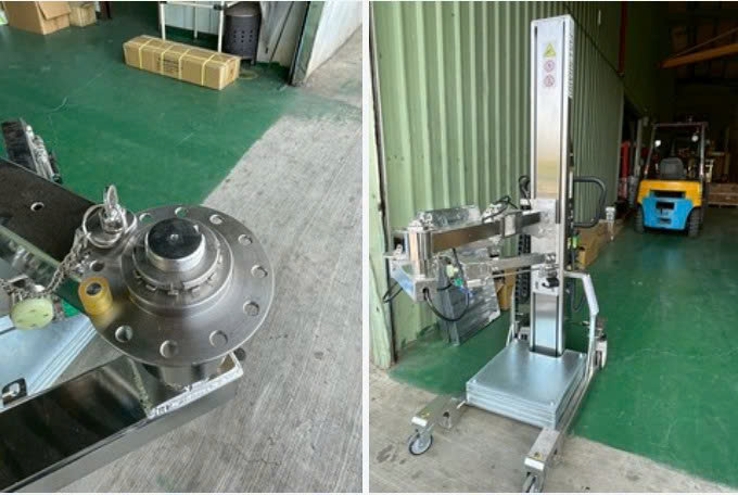 Xe nâng điện phòng sạch tay khớp nối cho nhà máy