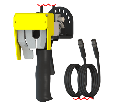 Tay cầm điều khiển điện có cò bấm khí nén FDEPPTA9460