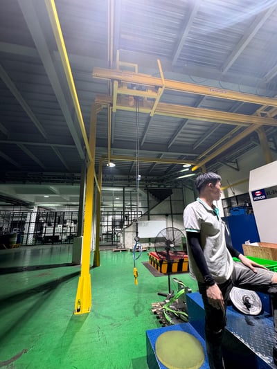 Bộ khung thanh ray 500 kg lắp palang ENDO - ảnh 30