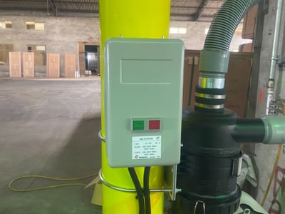 Cầu trục xoay treo thiết bị nâng chân không hút thùng giấy - ảnh 5