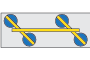 4-pad H-style frame pad position diagram