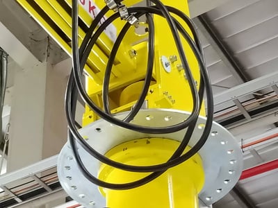 Cầu trục xoay thanh ray 5T treo pa lăng điện 250 kg - ảnh 12
