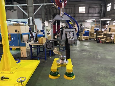 Mobile Base Pneumatic Jib Crane with Multi-Pad Vacuum Lifter for Cartons - ảnh 14