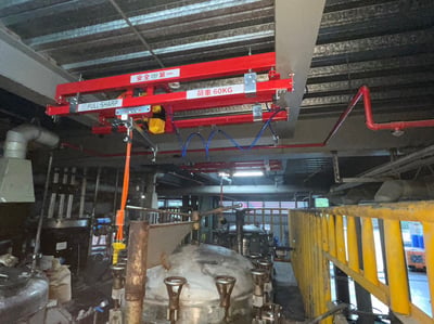 Thanh ray 5T treo pa lăng khí nén trong nhà xưởng - ảnh 10
