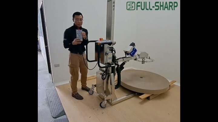 Xe nâng điện phòng sạch nâng và lật cuộn 80kg